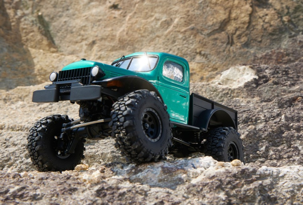 DPFMS12401RTRGN-B FMS FCX24 Power Wagon Mud-Racer BRUSHLESS 1:24 grün - RTR